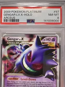 2009 Pokemon Platinum Arceus #97 Gengar LV.X Holo PSA 8 NM-MT - Image 5