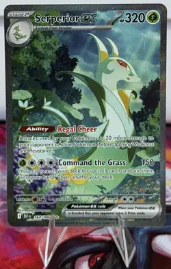 Pokemon TCG Serperior EX 164/086 Scarlet & Violet Black Bolt - Image 1