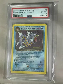 Dark Gyarados Holo WOTC Prerelease Promo - 2000 Pokemon Team Rocket - PSA 6 - Image 1