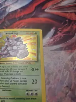 Pokemon TCG Nidoking Base Set Unlimited Holo 11/102 WOTC VTG 1999 MP/HP - Image 5