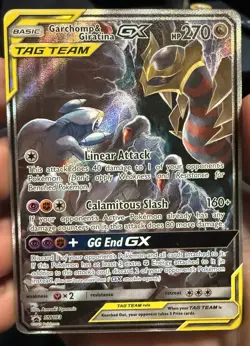 Garchomp & Giratina GX SM193 - Pokemon TCG Sun & Moon Tag Team Promo Holo LP - Image 2
