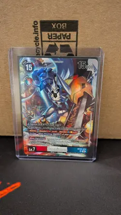 Digimon Card Game Omnimon BT22–015 SR Cyber Eden - Image 1
