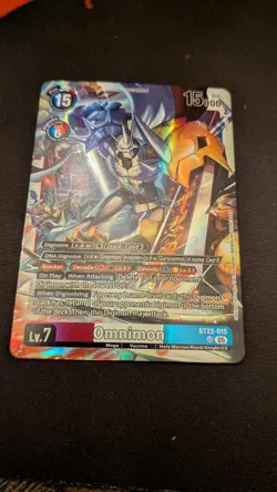 Digimon Card Game Omnimon BT22–015 SR Cyber Eden - Image 2