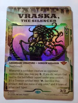 MTG Vraska, the Silencer Showcase - Outlaws of Thunder Junction Foil - Image 1