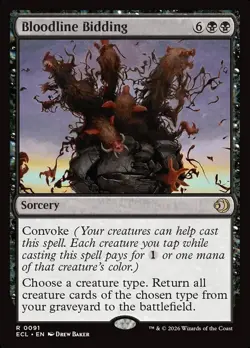Bloodline Bidding - Lorwyn Eclipsed - ECL MTG - Image 1