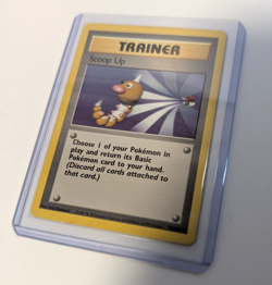 Vintage Rare Trainer - Scoop Up (Pokemon Base Set - 1999) Lightly Played (LP) - Image 3