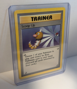 Vintage Rare Trainer - Scoop Up (Pokemon Base Set - 1999) Lightly Played (LP) - Image 4