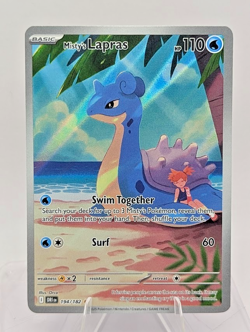 Misty's Lapras #194/182 English Destined Rivals Illustration Rare Pokemon TCG - Image 1