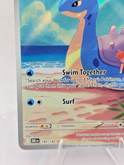 Misty's Lapras #194/182 English Destined Rivals Illustration Rare Pokemon TCG - Image 5