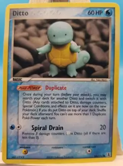 Ditto 64/113 (Squirtle) - Pokemon - Common - Delta Species - Damaged (DMG) - Image 2