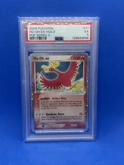 PSA 5 Ho-Oh ex Pop Series 3 17/17 Holo Pokemon TCG 2006 Ultra Rare - Image 1