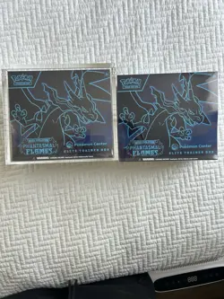 MEGA EVOLUTION PHANTASMAL FLAMES POKEMON CENTER ETB SEALED x2 - Image 1