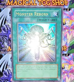 Yugioh Monster Reborn LOB-118 Ultra Rare Original Print Konami 2002 - Image 3