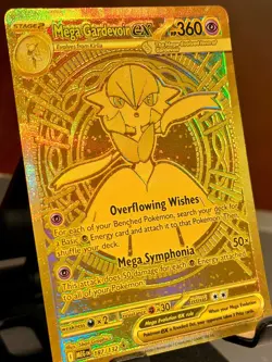 Pokemon Card 2025 Pokemon TCG Gold Hyper Rare card Mega Gardevoir ex (187/132) P - Image 5