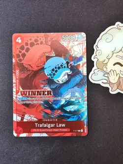 P-017 Trafalgar Law - One Piece Promo Card - Winner Pack Vol. 7 English NM - Image 1