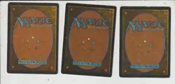 Lot x3 cards REVISED MAGIC MTG US 1994 EX-NM Earthquake,Lightning Bolt,Fireball - Image 2