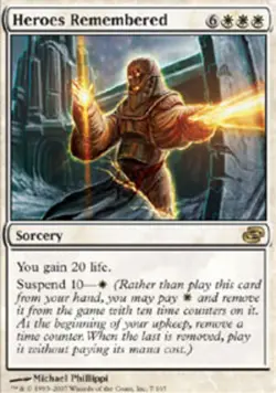 Heroes Remembered - Foil NM, English MTG Planar Chaos - Image 1