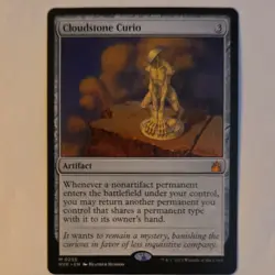 Magic: The Gathering NM Cloudstone Curio Ravnica Remastered Mythic Artifact 255 - Image 1