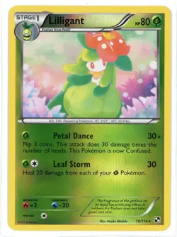 Lilligant Reverse Holo 10/114 Black and White Pokemon Card - Image 1
