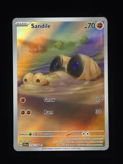 Sandile 216/198 Pokemon SV01: Scarlet & Violet Base Set 🔥🔥🔥 - Image 1