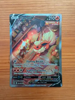 Pokemon Cards Flareon V SWSH179 SWSH Black Star Promo (Read Description) - Image 1