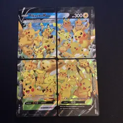 Pokemon Lot: Pikachu V Union SWSH139 SWSH140 SWSH141 SWSH142 4 Promo Set - LP/NM - Image 1