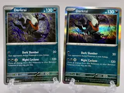 Pokemon TCG 2X Darkrai 136/197 Holo & Reverse Obsidian Flames - NM/M - Image 1