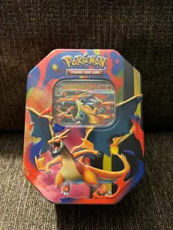 Pokemon TCG: Mega Charizard Tin - Mega Charizard Y ex - SEALED✅ FAST SHIPPING🚚 - Image 1