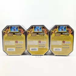 Set of 3 Pokemon TCG Hidden Fates Tins - Charizard, Gyarados, Raichu - SEALED - Image 4