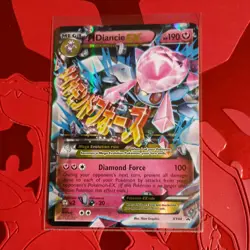 Pokemon Card XY Black Star Promo Mega M Diancie EX XY44 Holo Foil. - Image 1