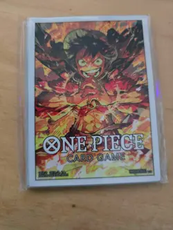 One Piece Card Game Luffy Don Championship Promo Sleeves - Image 1