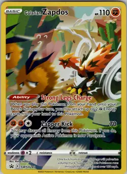 Galarian Zapdos Promo SWSH: Sword & Shield Promo Cards SWSH283 NM Holo - Image 1