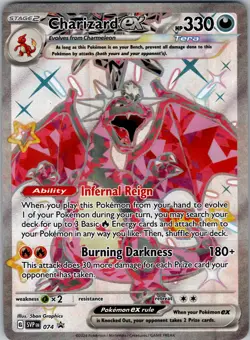 Charizard ex Ultra Rare 074 SVP Promo Card NM Holo - Image 1