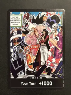 Bandai One Piece TCG Don!! Card 500 Years in the Future Warlords of the Sea NM - Image 1