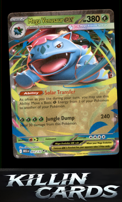 Mega Venusaur ex - 003/132 003/132 Pokemon Double Rare ME01: Mega Evolution Card - Image 1