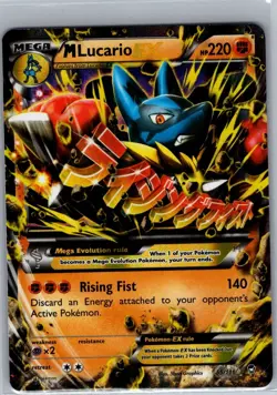M Lucario EX 55/111 XY - Furious Fists - Pokemon Card - NM - Image 1
