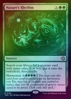 FOIL Nature's Rhythm (Tarkir: Dragonstorm) - NM Pack Fresh Magic: The Gathering - Image 1