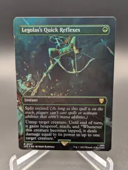 Legolas's Quick Reflexes (Borderless) (Surge Foil) Commander: the Lord of the... - Image 1