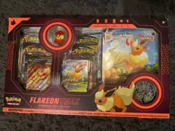 Pokemon TCG: Flareon VMAX Premium Collection Box - Factory Sealed - Image 1