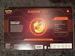 Pokemon TCG: Flareon VMAX Premium Collection Box - Factory Sealed - Image 2