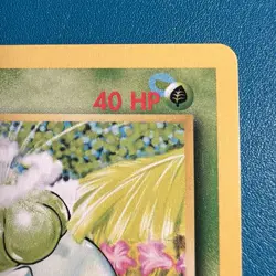 Blue Hickey ERROR Bulbasaur Base Set 1999 Pokemon Unlimited MISPRINT LP - Image 1