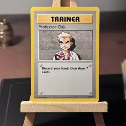 Pokemon Professor Oak Base Set 88/102 Shadowless Uncommon 1999 WOTC VINTAGE - Image 1