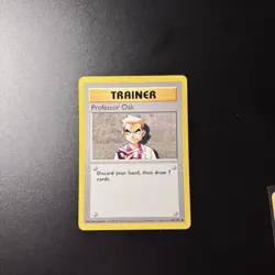 Pokemon Professor Oak Base Set 88/102 Shadowless Uncommon 1999 WOTC VINTAGE - Image 2