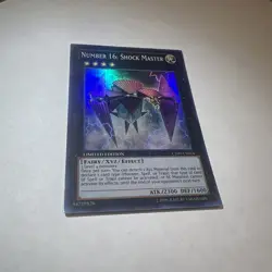 YUGIOH NUMBER 16: SHOCK MASTER CT09-EN014 SUPER LIMITED ED NM - Image 1