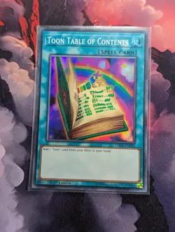 Yugioh | Toon Table of Contents - DASA-EN043 - Super Rare 1st Edition NM - Image 1