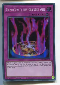 Yu-Gi-Oh! Cursed Seal of the Forbidden Spell Super Rare englisch RA03-EN076 - Image 1