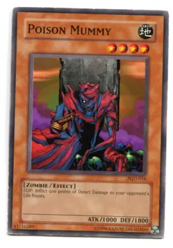 Yu-Gi-Oh! PLAYED/POOR Poison Mummy Common englisch Gifte Mumie - Image 1
