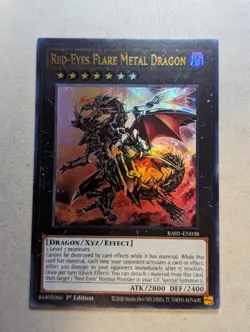 Red-Eyes Flare Metal Dragon RA01-EN038 Ultra Rare NM Yugioh - Image 1