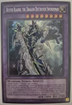 YuGiOh Buster Blader, the Dragon Destroyer Swordsman Secret Rare MP16-EN210 1st - Image 1
