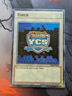 TOKEN Yugioh YCS Championship Series - TKN4-EN002 Super Rare - VLP - Image 1